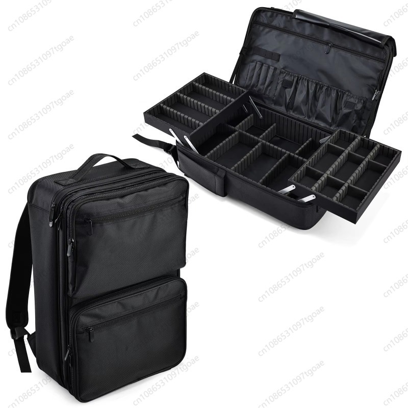 Travel Accessories Organizer Case - Multi-Pocket Hair Styling Tools Storage Bag