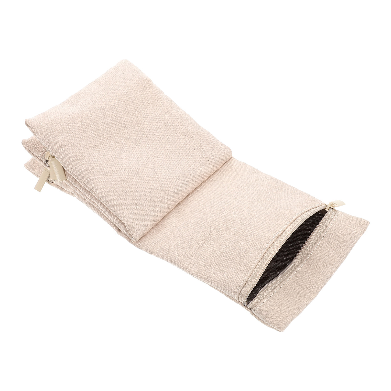 Travel Jewellery & Accessories Organiser - Travel Jewelry Organizer Zipper Pouch Foldable
