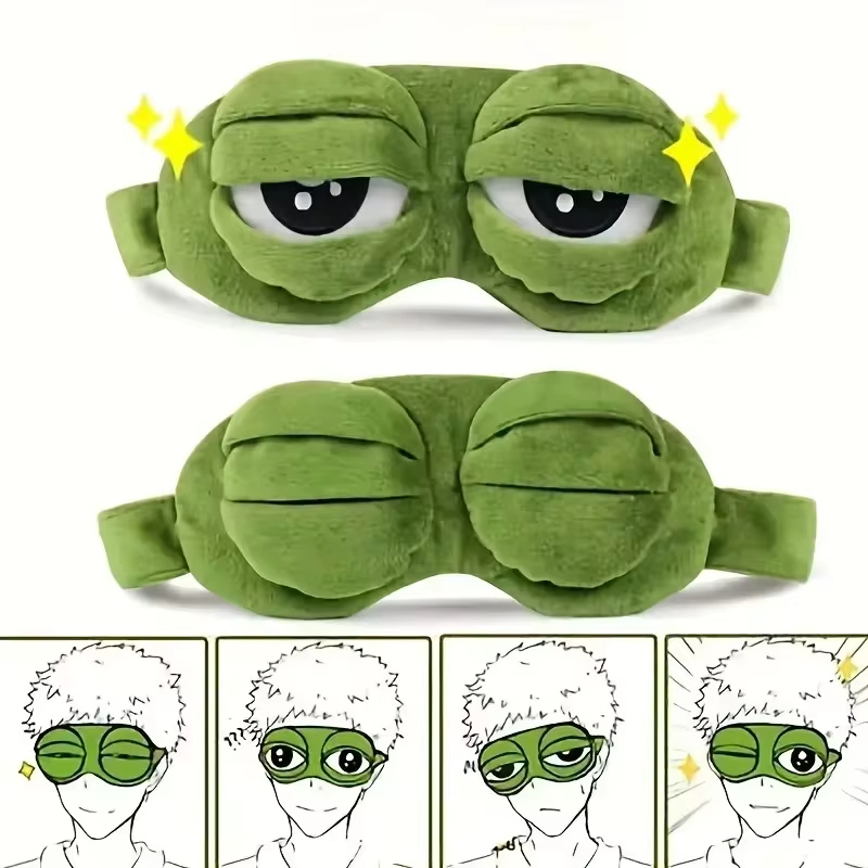 Travel Accessories Aesthetic - Frog shaped eye mask Party game