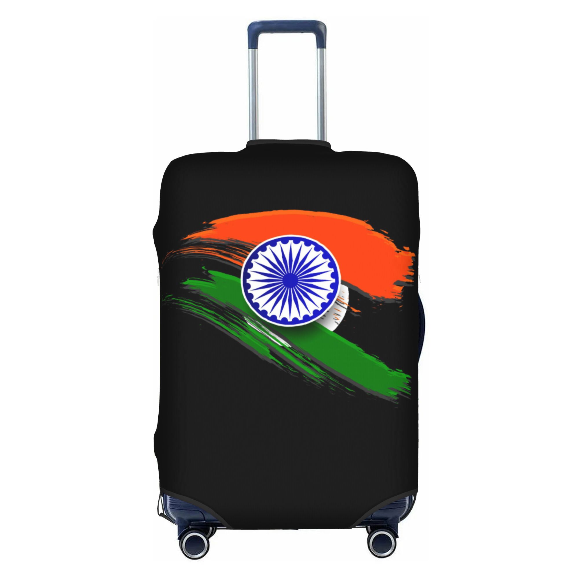 Travel Accessories India - Flag Of Indias Suitcase Cover Elastic