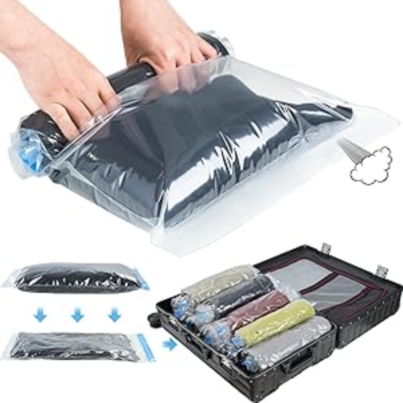 Compression Bag Vacuum - Compression Bags for Travel- Travel Essentials