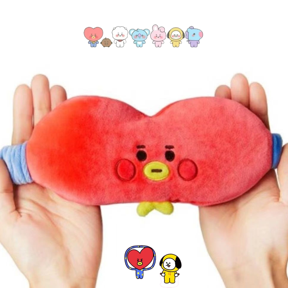 Travel Accessories Store - BT21 cartoon cute plush doll eye