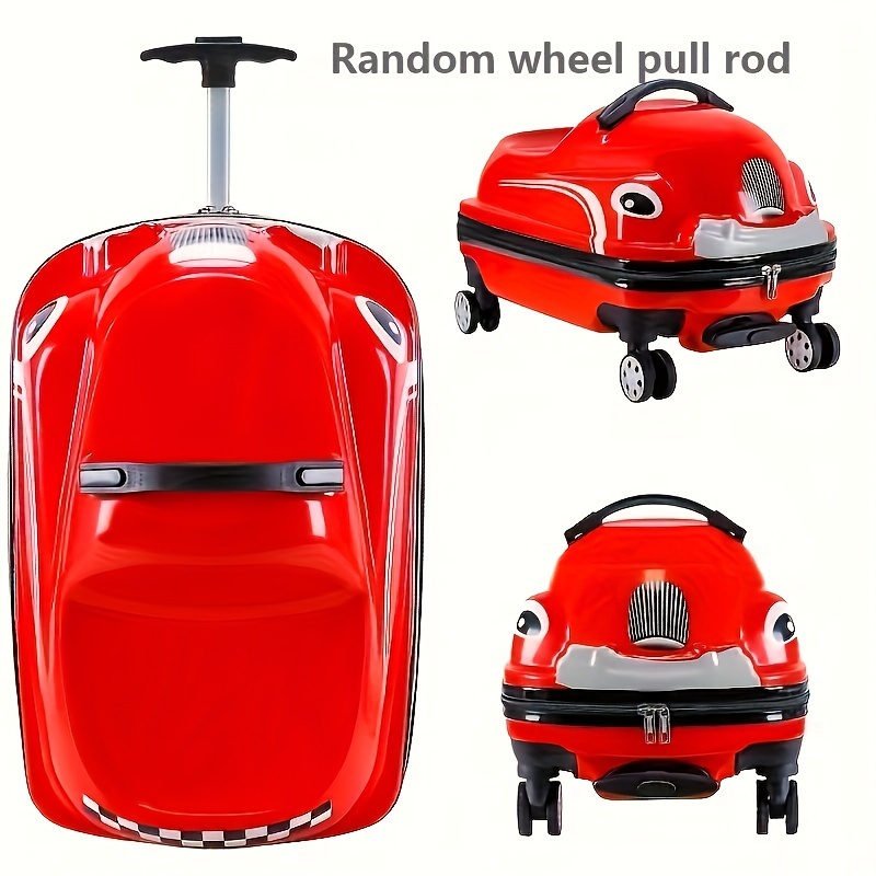 Luggage Wheel Replacement - 20-Inch Cartoon Car Kids' Pull-Along Suitcase