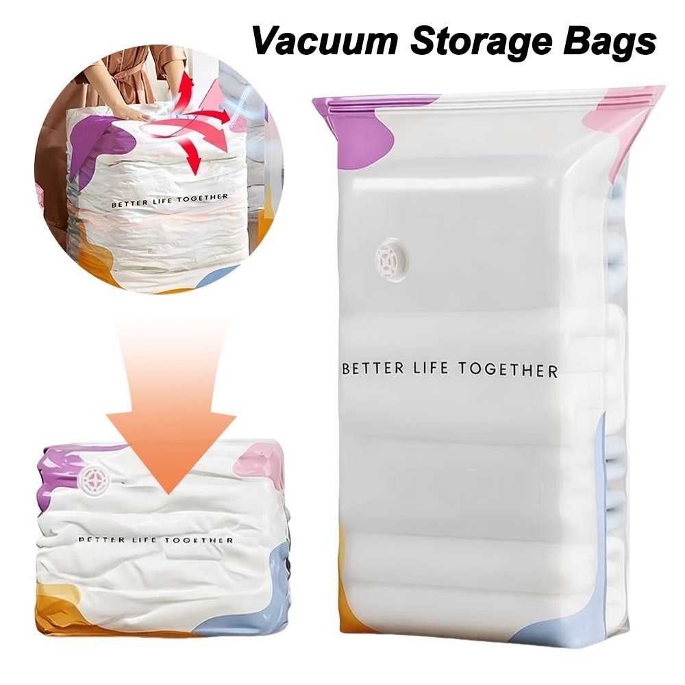 Compression Bag Vacuum - No Pump Vacuum Storage Bags Large