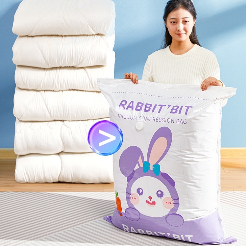 Compression Bag Vacuum - Reusable Vacuum Bag and Pump Cover