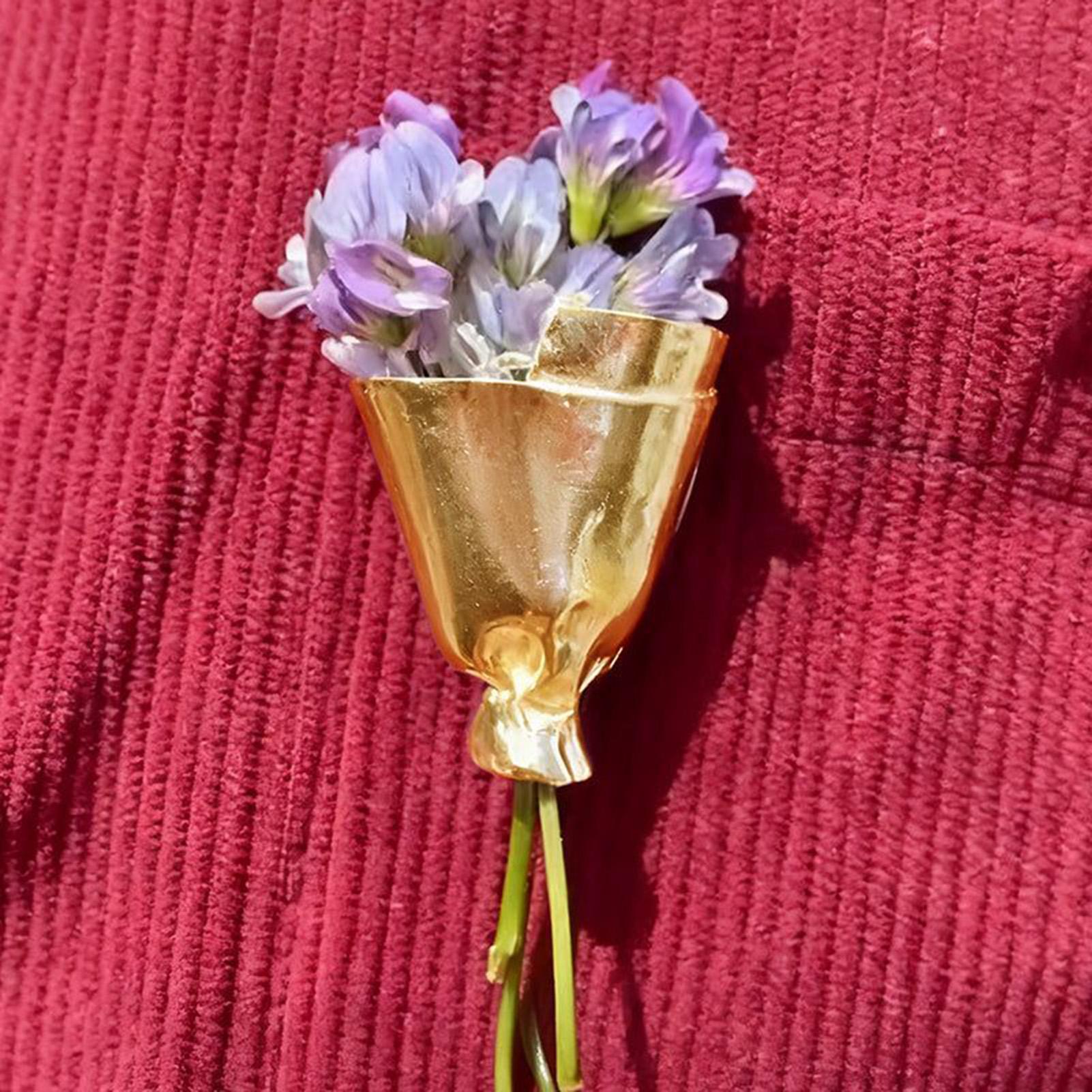Travel Accessories India - Women Bouquet Clip Wearable Flower Brooch