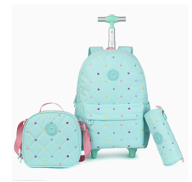 Luggage Wheel Replacement - School Wheeled Backpack with Lunch Box