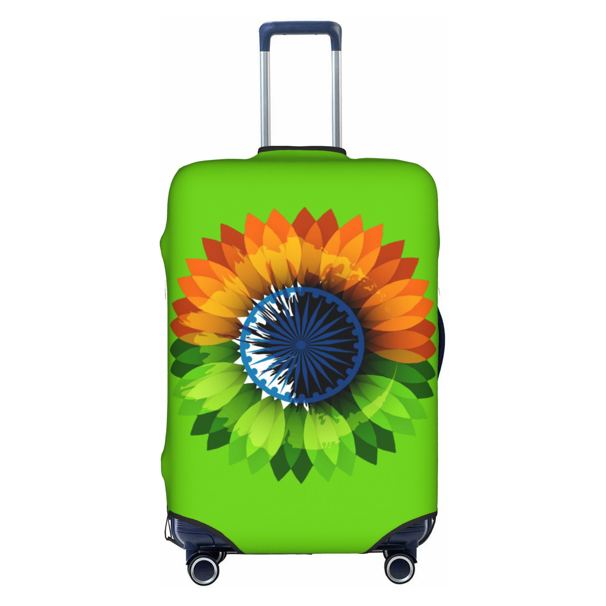 Travel Accessories India - Indias Patriotic Suitcase Cover Washable Flag