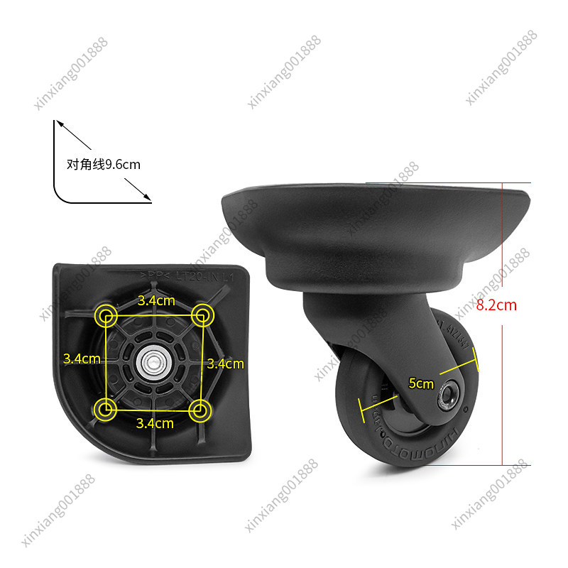 For Samsonite Luggage Replacem - Luggage Wheel Replacement recension och pris
