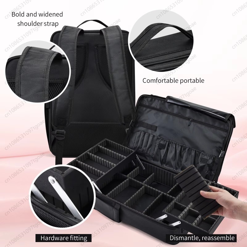 Multi-Pocket Hair Styling Tool - Travel Accessories Organizer Case recension och pris
