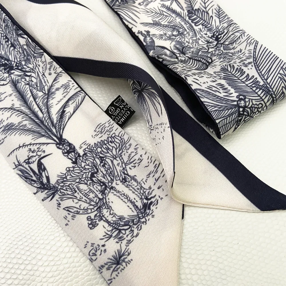 Extended Ribbon Scarf, Silk Ha - Travel Accessories Aesthetic recension och pris