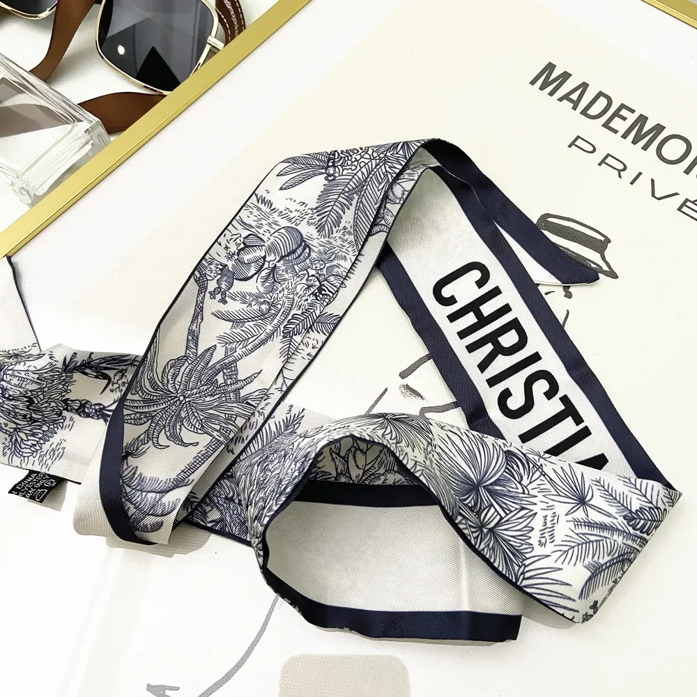 Extended Ribbon Scarf, Silk Ha - Travel Accessories Aesthetic recension och pris