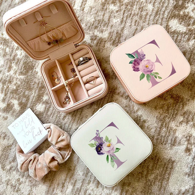 Purple Letters Jewelry Box Wed - Travel Jewellery & Accessories Organiser recension och pris