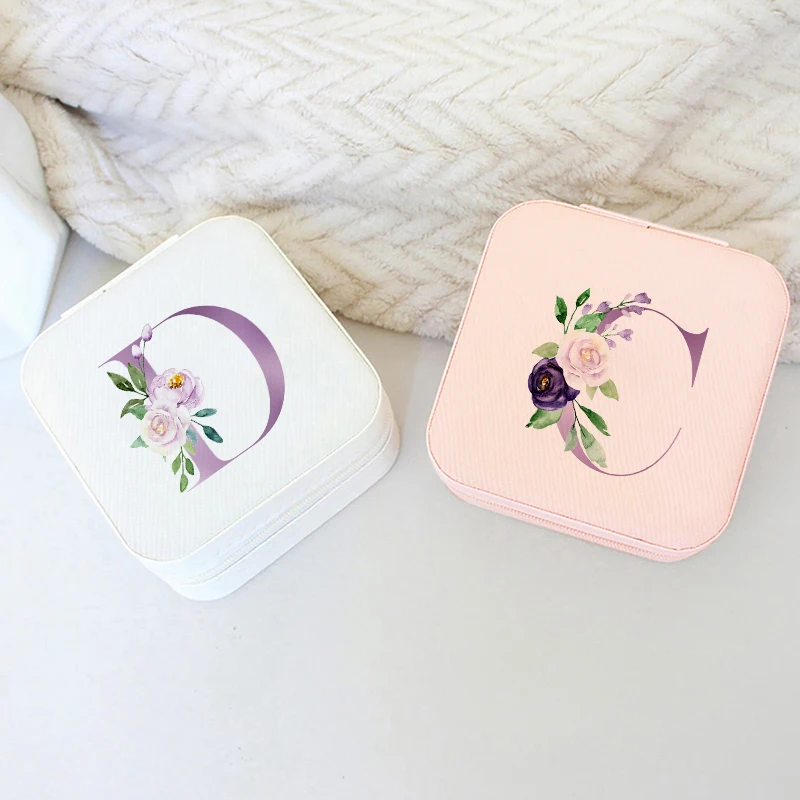 Purple Letters Jewelry Box Wed - Travel Jewellery & Accessories Organiser recension och pris