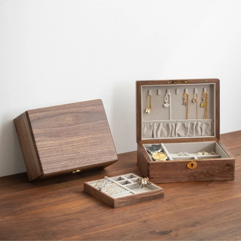 Portable Jewellery Box Solid W - Travel Jewellery & Accessories Organiser recension och pris