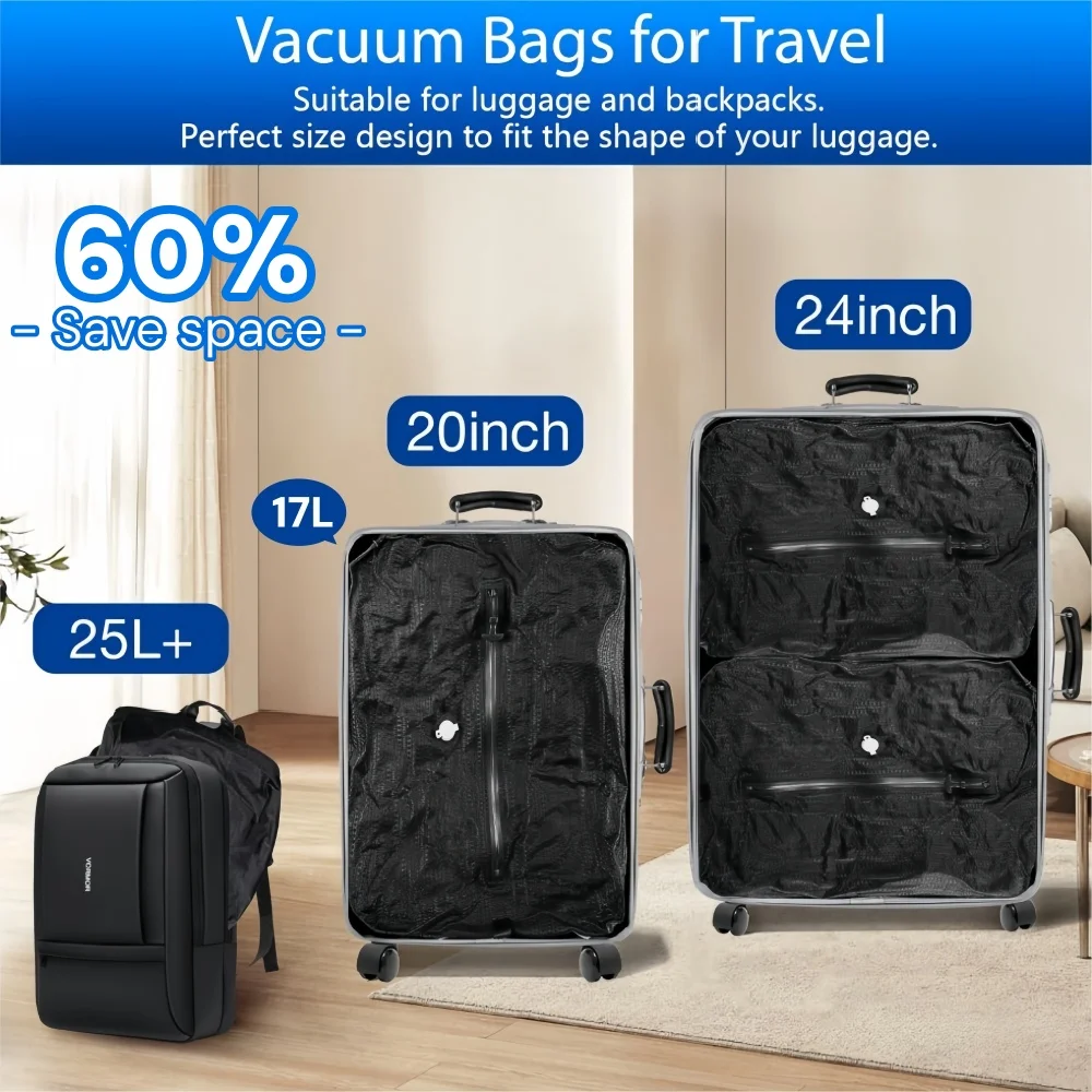 Travel Essentials Vacuum Stora - Compression Bag Vacuum recension och pris