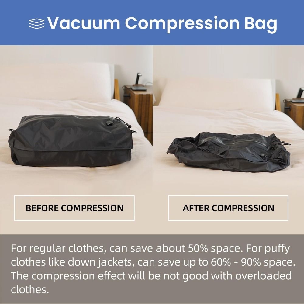 Reusable Vacuum Bags for Trave - Compression Bag Vacuum recension och pris