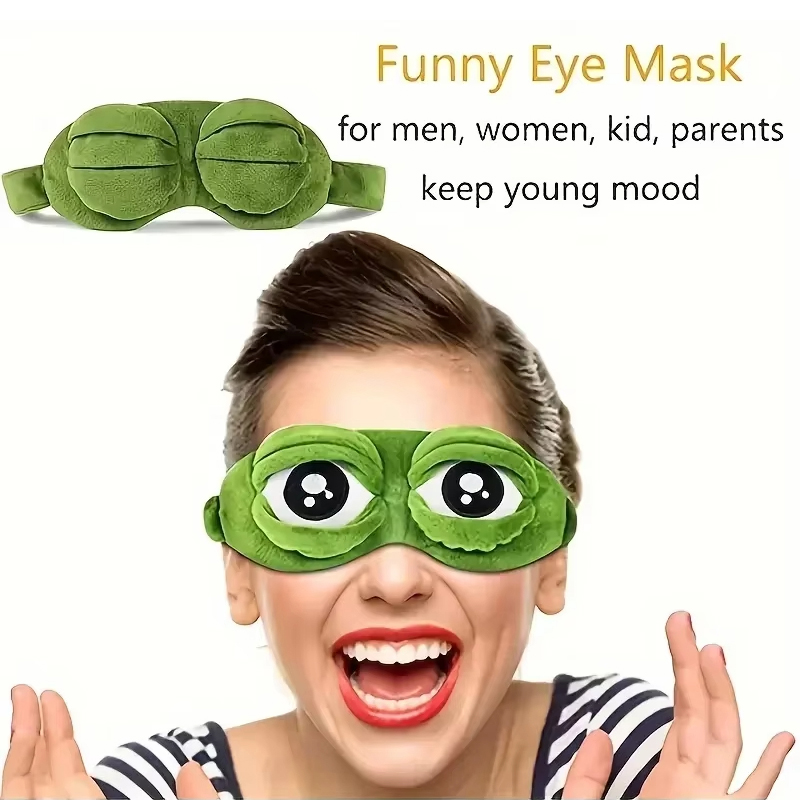 Frog shaped eye mask Party gam - Travel Accessories Aesthetic recension och pris