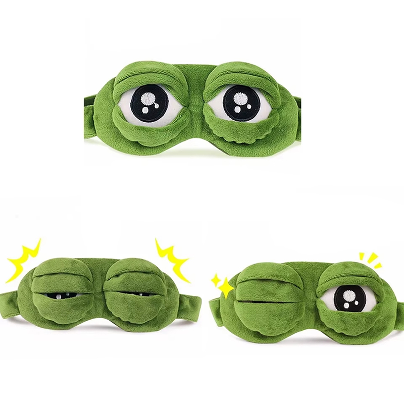 Frog shaped eye mask Party gam - Travel Accessories Aesthetic recension och pris