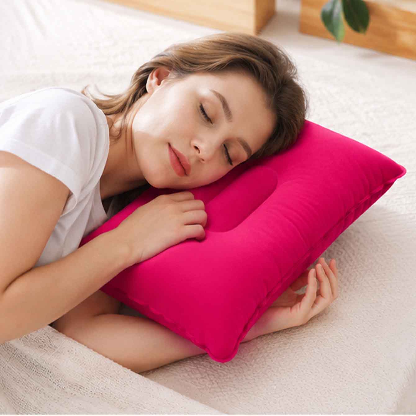 2 Pack Ultralight Inflatable P - Travel Pillow Inflatable recension och pris