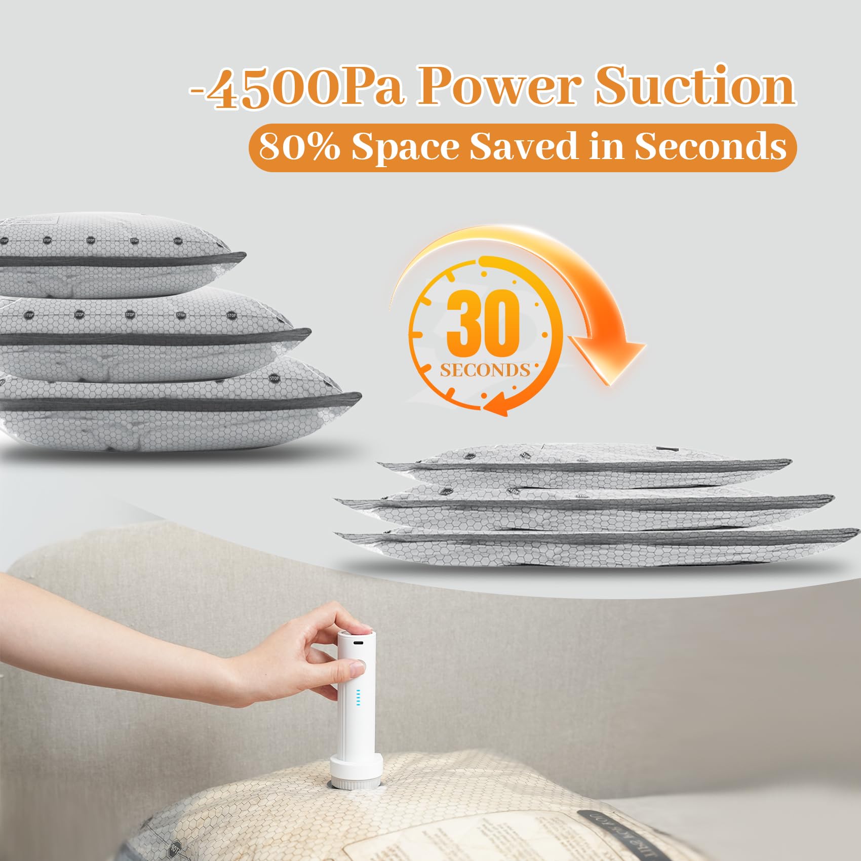 15 Pack Vacuum Storage Bags fo - Compression Bag Vacuum recension och pris