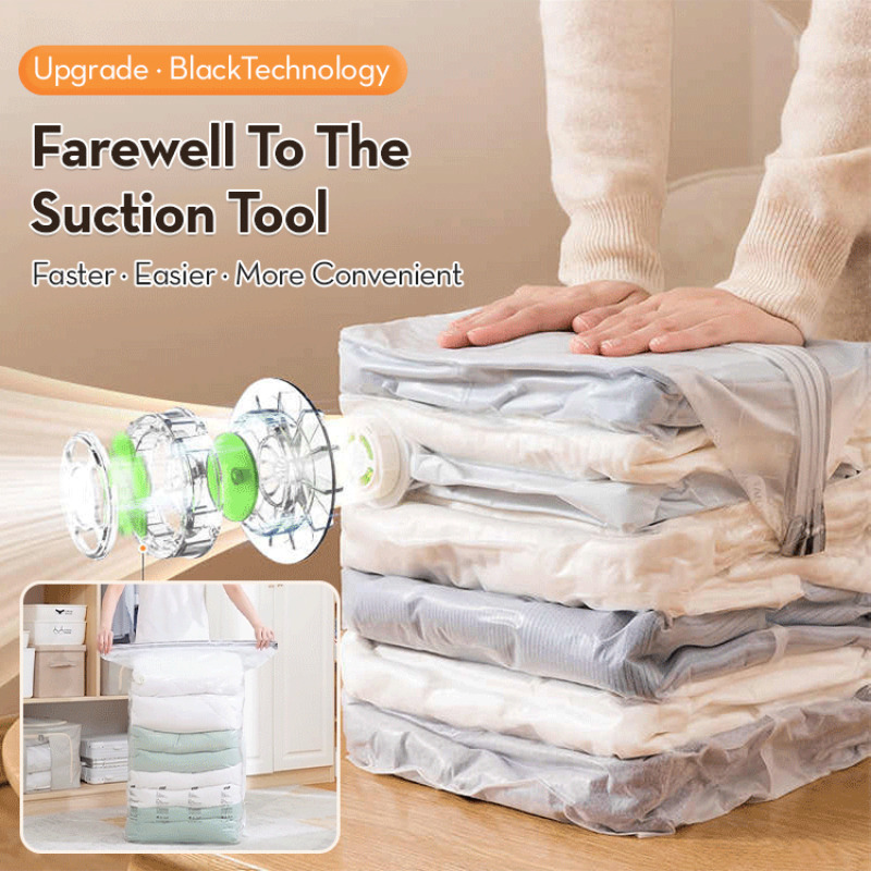 【 No need to extract air 】 Hou - Compression Bag Vacuum recension och pris