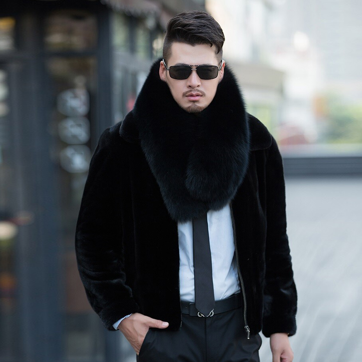 Genuine Fox Fur Scarf Winter A - Travel Accessories Aesthetic recension och pris
