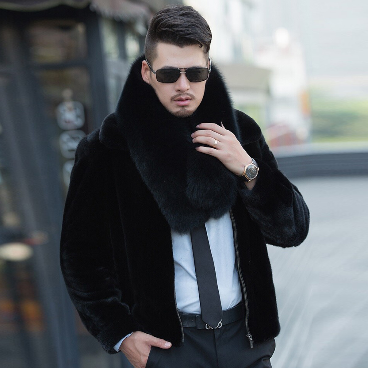 Genuine Fox Fur Scarf Winter A - Travel Accessories Aesthetic recension och pris