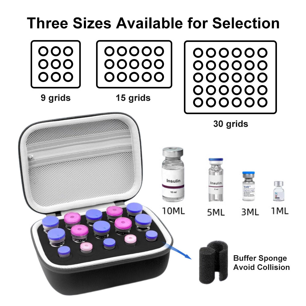 Insulin Vial Storage Case, 9/1 - Travel Accessories Organizer Case recension och pris