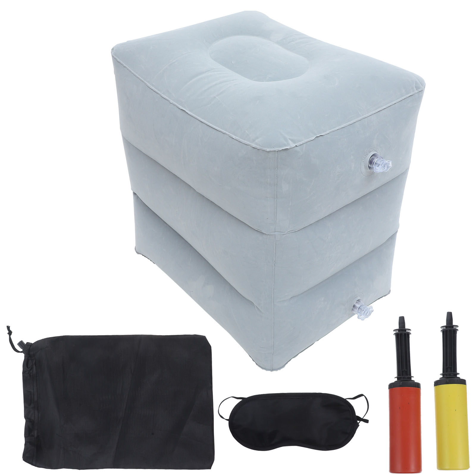 1Set Inflatable Foot Rest Pill - Travel Pillow Inflatable recension och pris