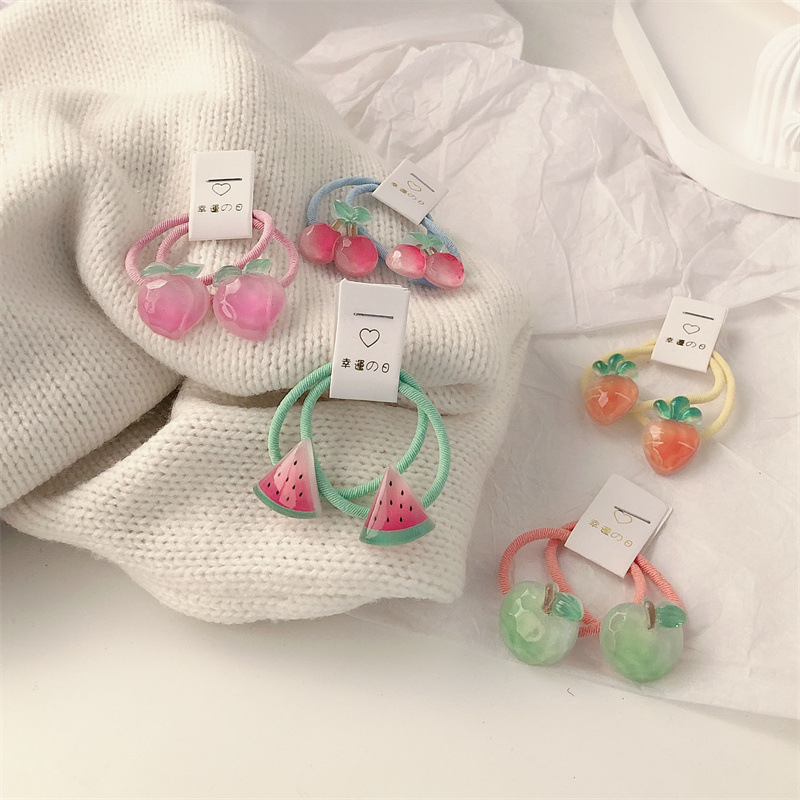 Kids Carrot Hair Ties 5 Pair N - Travel Accessories Aesthetic recension och pris