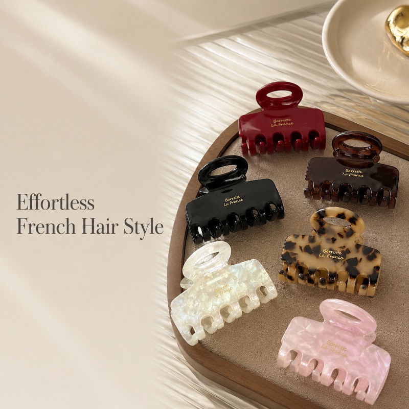 French Medium Hair Claw Clips  - Travel Accessories Aesthetic recension och pris