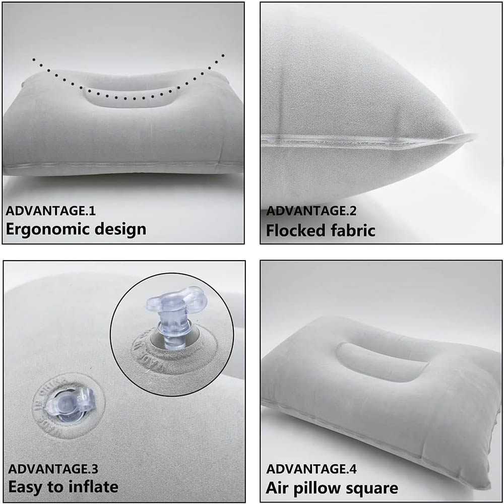 Inflatable Travel Pillow Porta - Travel Pillow Inflatable recension och pris