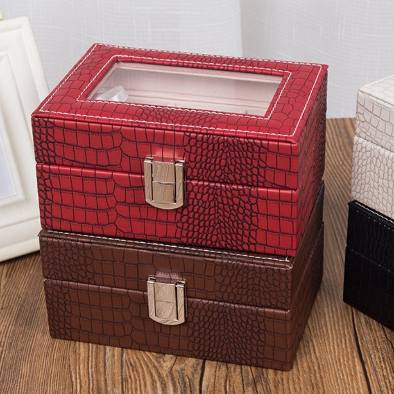 Leather Jewelry Storage Box La - Travel Jewellery & Accessories Organiser recension och pris