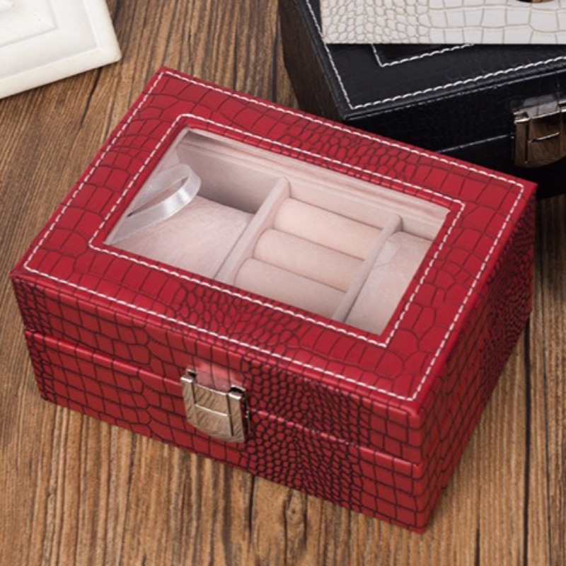 Leather Jewelry Storage Box La - Travel Jewellery & Accessories Organiser recension och pris