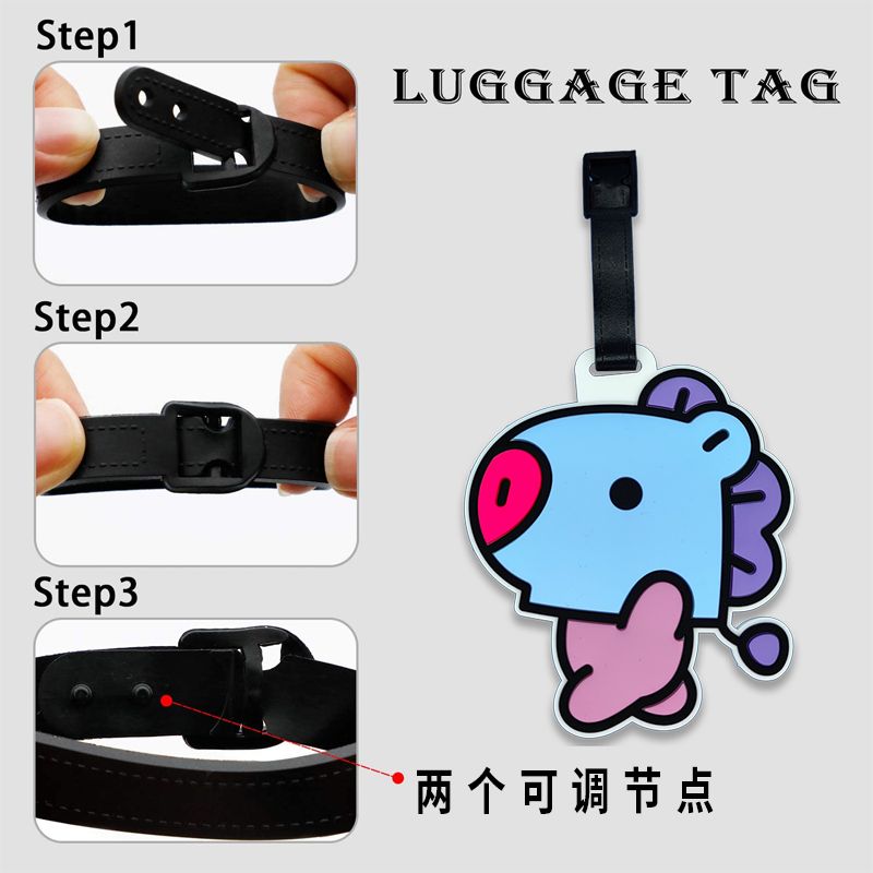 BT21 cartoon cute keychain Kaw - Travel Accessories Store recension och pris