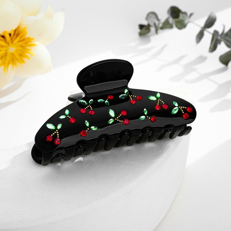 1pc Cherry hair clip, rhinesto - Travel Accessories Aesthetic recension och pris
