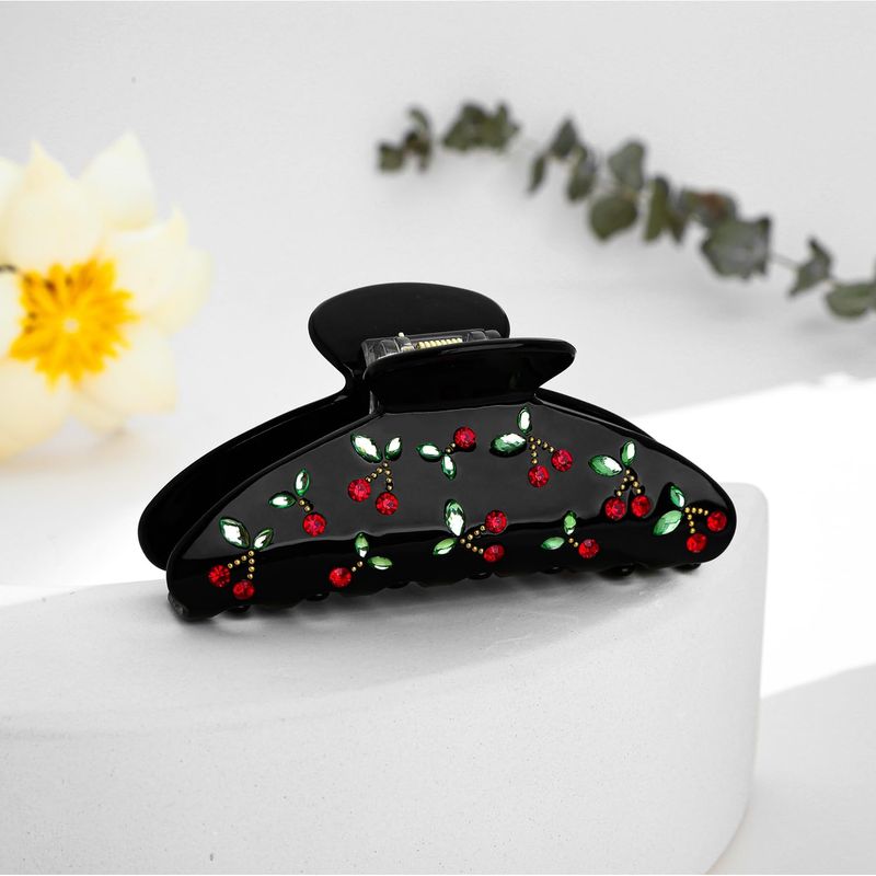 1pc Cherry hair clip, rhinesto - Travel Accessories Aesthetic recension och pris