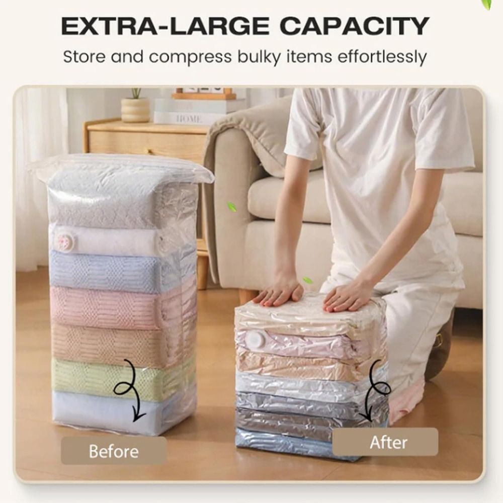 No Pump Vacuum Storage Bags Du - Compression Bag Vacuum recension och pris