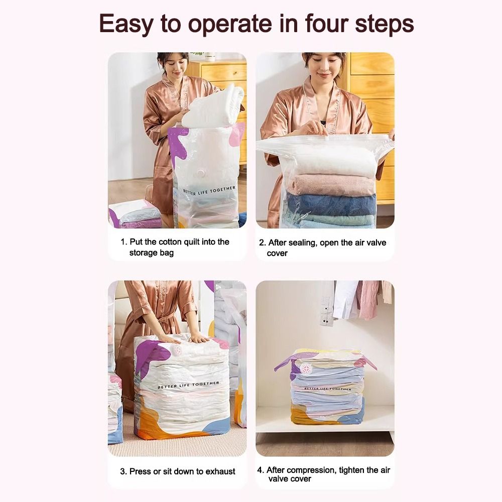 No Pump Vacuum Storage Bags Du - Compression Bag Vacuum recension och pris