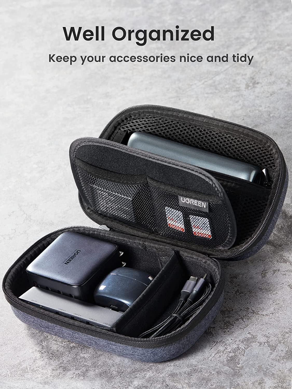 UGREEN Electronics Travel Orga - Travel Accessories Organizer Case recension och pris