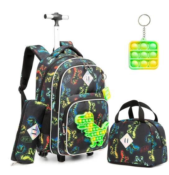 School Rolling Backpack Set fo - Travel Router Accessories recension och pris