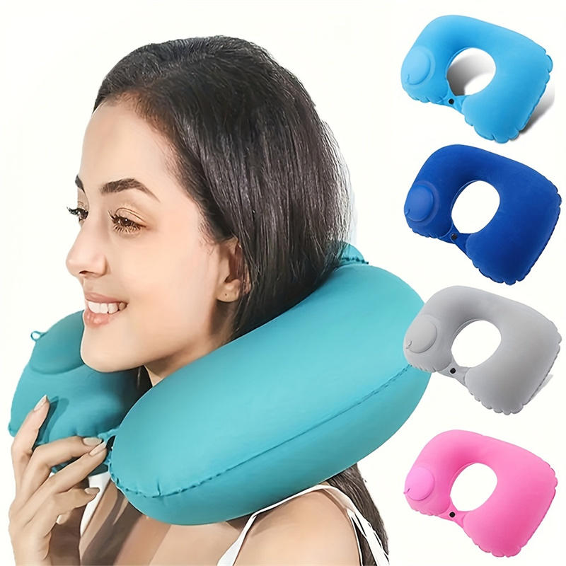 Inflatable Portable Neck Pillo - Travel Pillow Inflatable recension och pris