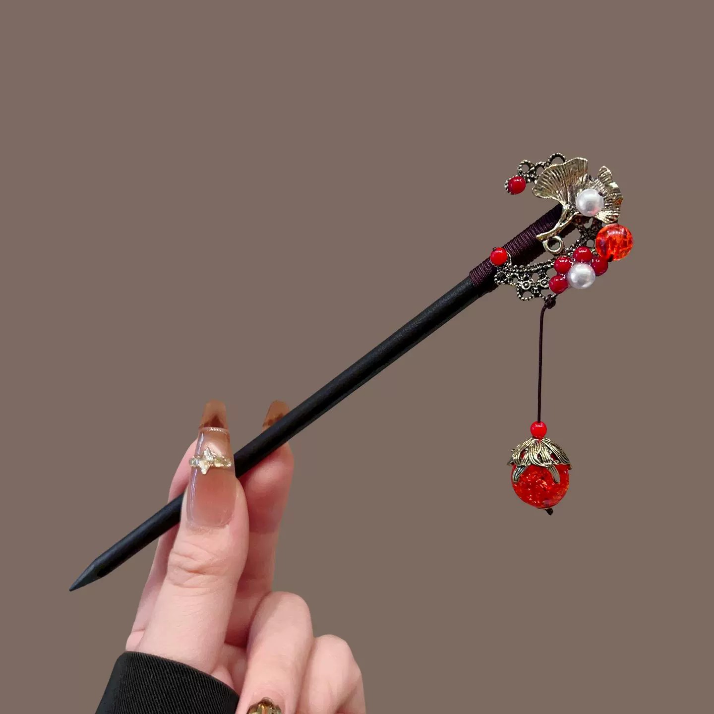 Antique Wooden Hairpin Women's - Travel Accessories Aesthetic recension och pris