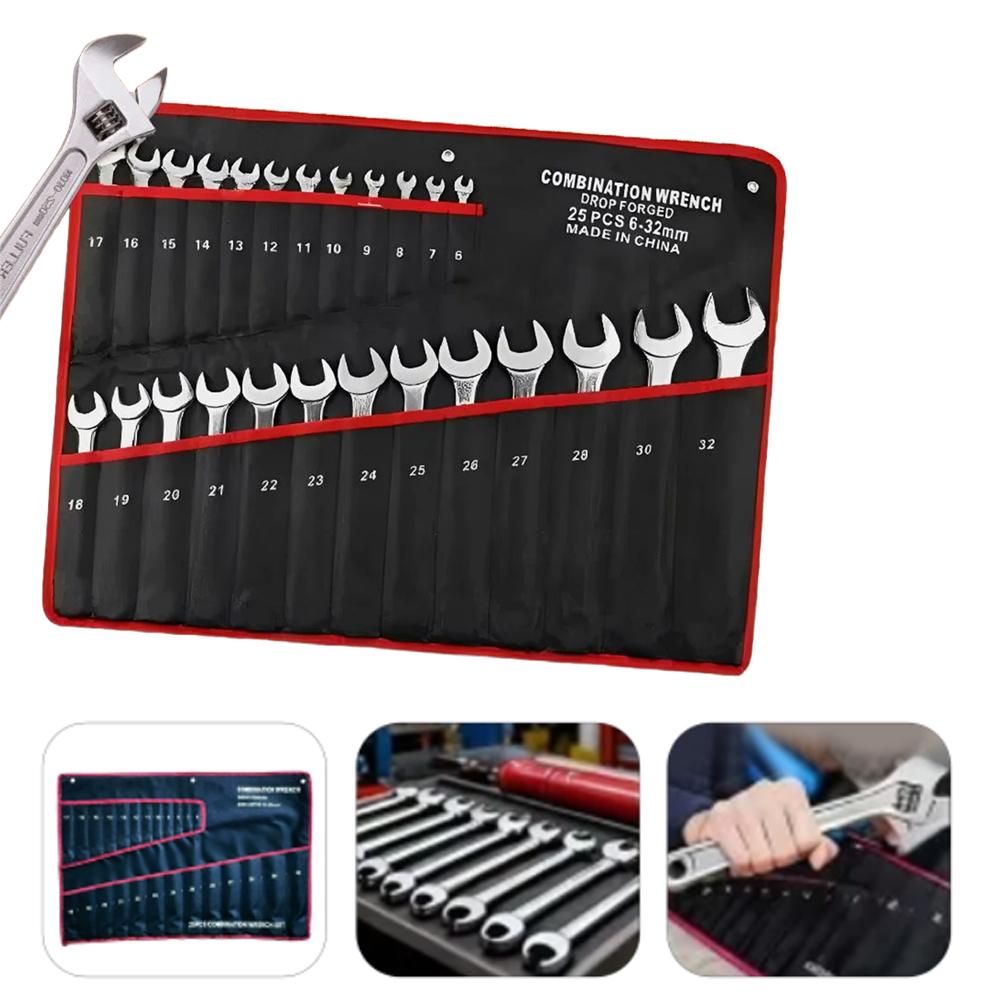 25 Slots Wrench Storage Roll U - Travel Router Accessories recension och pris