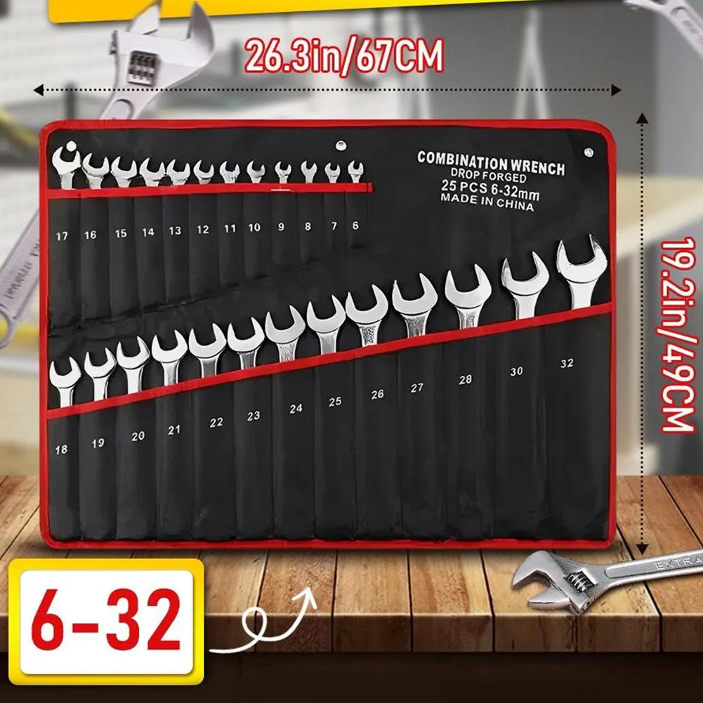 25 Slots Wrench Storage Roll U - Travel Router Accessories recension och pris