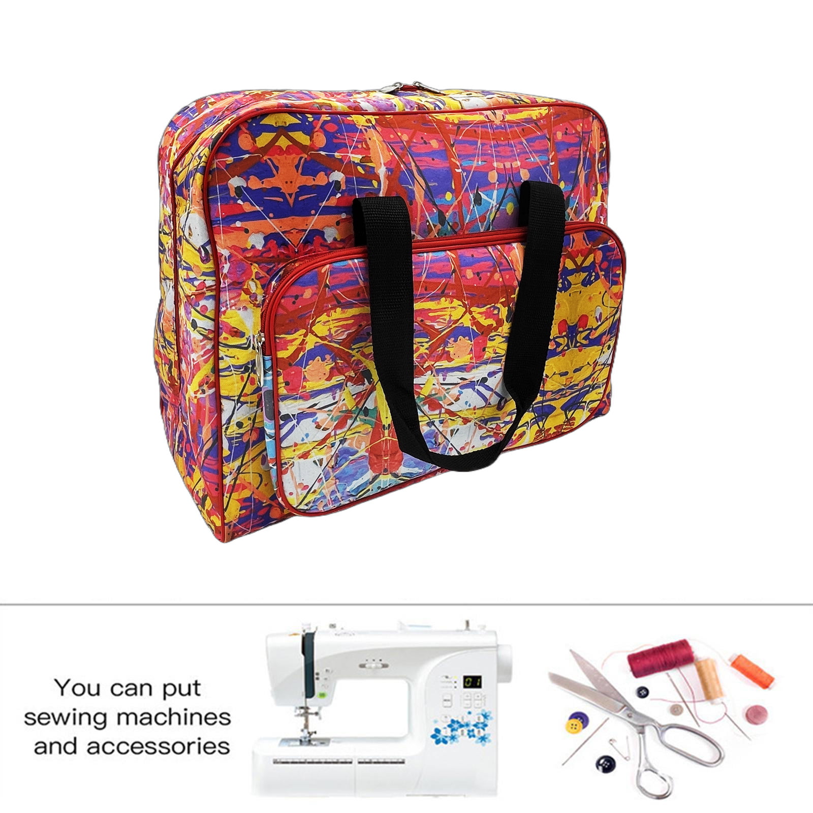 Sewing Machine Carrying Case,  - Travel Accessories Organizer Case recension och pris