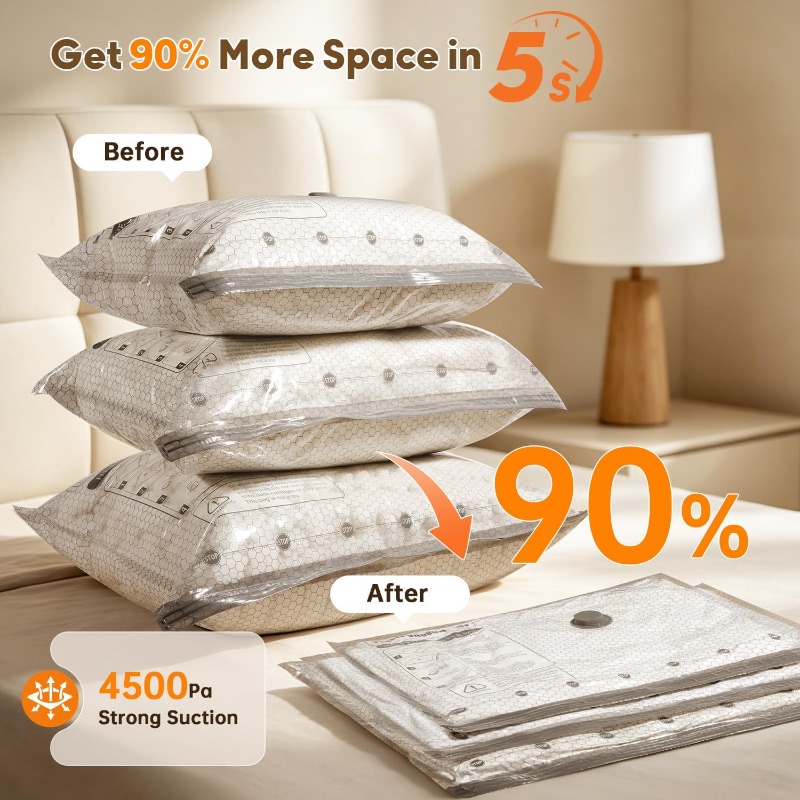 15Pack Vacuum Storage Bags Reu - Compression Bag Vacuum recension och pris