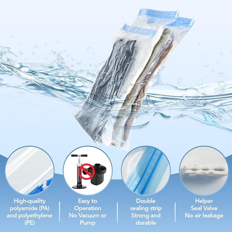 Compression Bags for Travel- T - Compression Bag Vacuum recension och pris