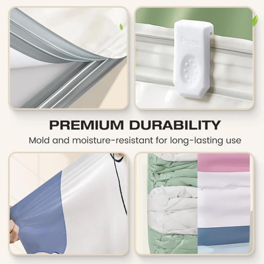 No Pump Vacuum Storage Bags La - Compression Bag Vacuum recension och pris